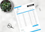 design excel or google sheets invoice quotation and estimate template
